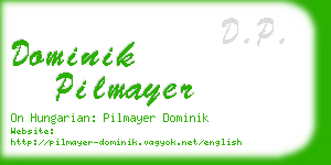 dominik pilmayer business card